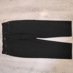 Levi 550 Relaxed Fit Black Jeans - Mens's 40 X 30